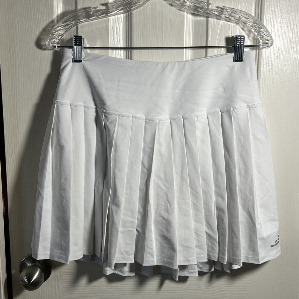 BCG Women's Tennis High Rise White Skort Medium Activewear‎ Pull On